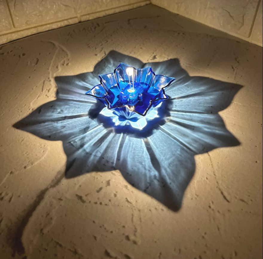3D Reusable Reflective Shadow Colourful Diya (Pack of 4/12/24)