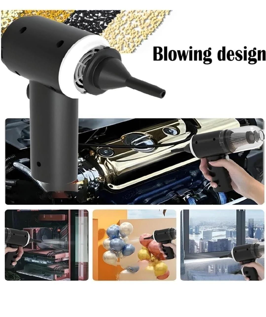 3 in 1 Vacuum Suction Cleaner- Portable Air Duster Wireless