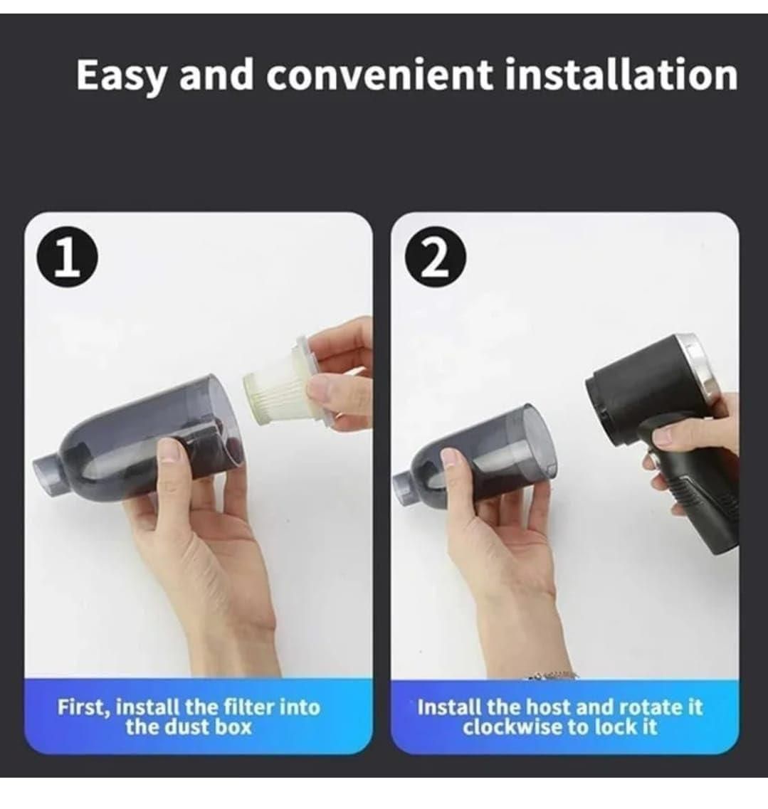 3 in 1 Vacuum Suction Cleaner- Portable Air Duster Wireless