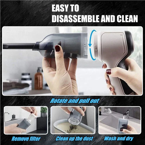 3 in 1 Vacuum Suction Cleaner- Portable Air Duster Wireless